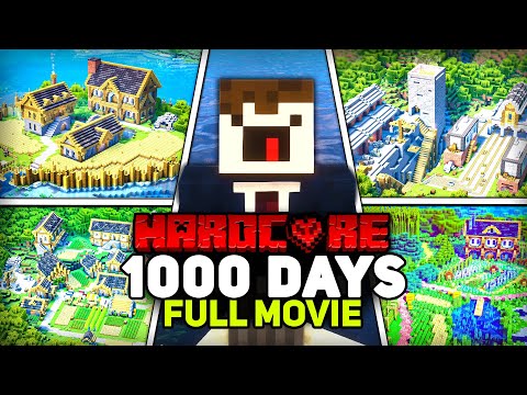 I Survived 1000 Days in Minecraft Hardcore [FULL MOVIE]