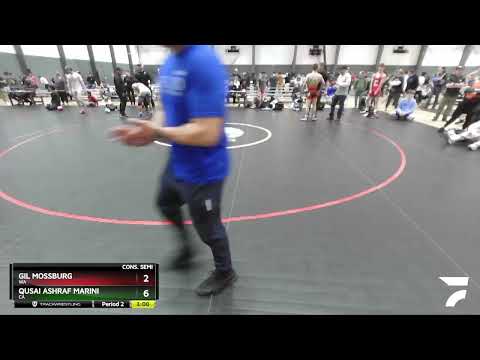 145 Lbs Cons. Semi - Gil Mossburg, WA Vs Qusai Ashraf Marini, CA 8c51