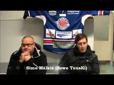 4.10.2014 - Bewe TuusKi-KOOVEE ottelun lehdistötilaisuus