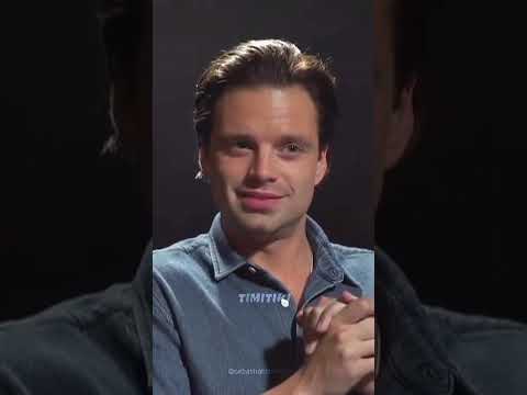Sebastian Stan 🙇VS Anthony Mackie 🤸Sebastian is the opposite of his partner Anthony 😂 Bucky Barnes ✨