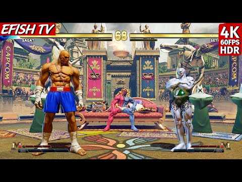 Sagat vs Seth (Hardest AI) - Street Fighter V