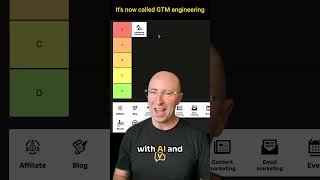 It's now called GTM engineering! (Engineering as marketing) #startup #marketing #tierlist