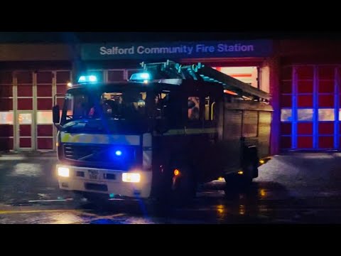 Salford Reserve Second Pump 05 Plate Turnout - Greater Manchester Fire & Rescue Service