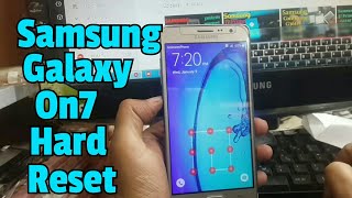 Samsung Galaxy On7 Hard Reset.Pattern Password Unlock & Remove