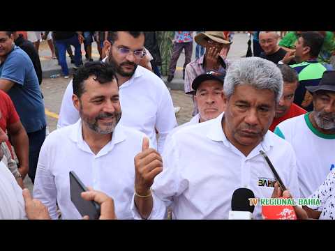 Governador Jerônimo e prefeito Fábio Gusmão entregam mais um pacote de melhorias para Itarantim