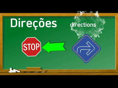 Aprender Inglês com Frases Direções em inglês -Learn English with Phrases Directions in English -