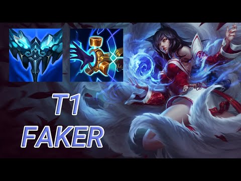 T1 Faker Ahri Mid VS Akshan | KR GrandMaster Patch 13.17