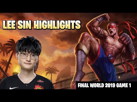 FPX Tian | Lee Sin | Game 1 Highlights from Worlds 2019 Finals #Leagueoflegends