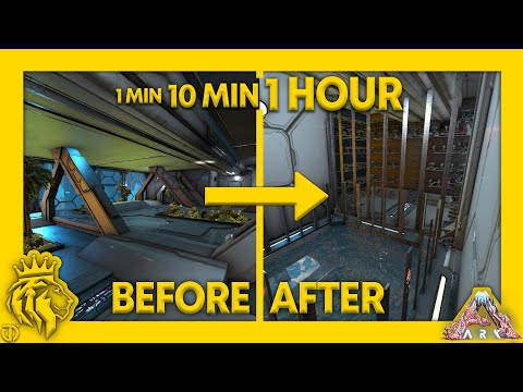 1 MIN, 10 MIN, 1 HOUR Rat Hole FULL BASE Designs on Genesis 2! | ARK: Survival Evolved