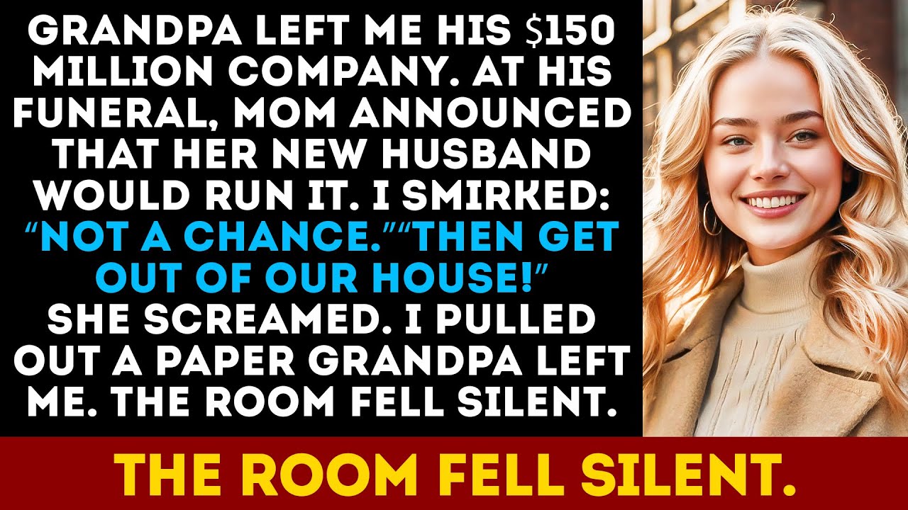 GRANDPA Left Me His $150M COMPANY, But MOM BETRAYED Me, She Put My Stepfather in Charge Instead...
