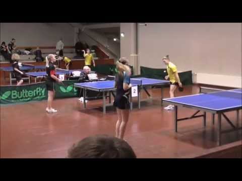 Elli Rissanen - Annika Lundström (Finnish junior championships 2014)