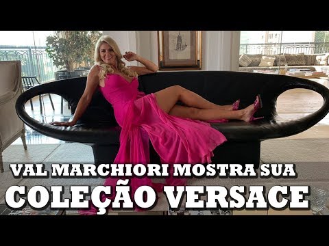 VAL MARCHIORI ABRE SEU CLOSET E MOSTRA SUA COLEÇÃO VERSACE
