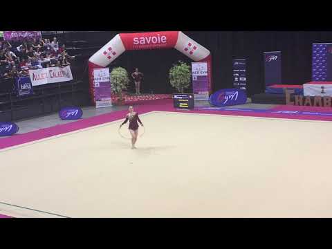 DN1 Grenoble Célie Juston cerceau - France Chambéry 2018