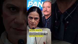 ⚖️🔥 Ariadna Montiel responde a Fox y exgobernadores del PAN por defensa de Ernesto Ruffo