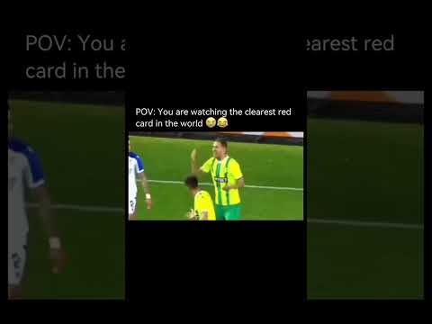 You are watching the clearest red card in the world 🥹❤️‍🩹