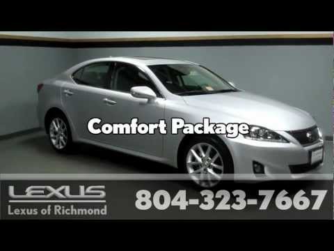 2011 Lexus IS 250:  Pre-Owned Vehicle at Lexus of Richmond