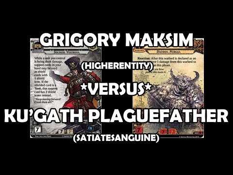 Grigory Maksim versus Ku'gath Plaguefather - Warhammer 40,000: Conquest