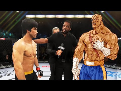 UFC 4 | Bruce Lee vs. Fighter Sagat (Street Fighter) (EA Sports UFC 4)