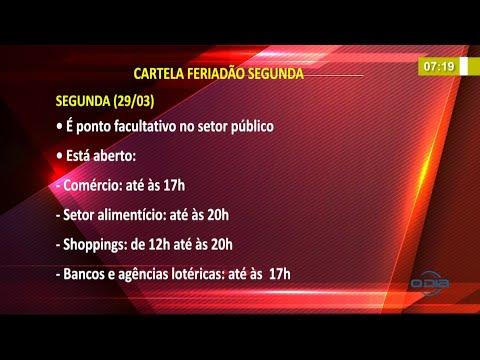Começa hoje o feriado prolongado da Semana Santa 29 03 2021