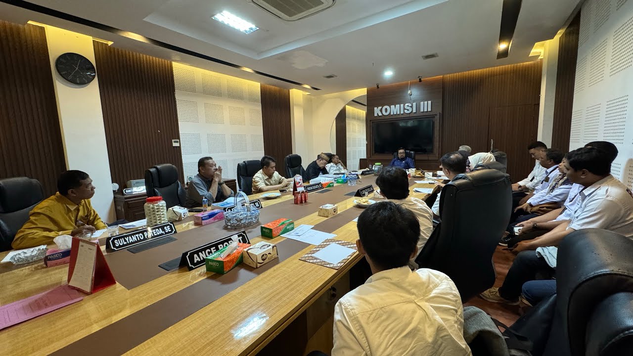 Rapat Komisi III, Balai Prasarana Pemukiman Tak Punya Wewenang Pemeliharaan