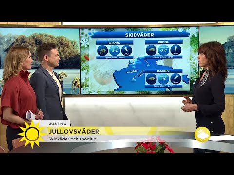 Så blir vädret på skidorterna - Nyhetsmorgon (TV4)