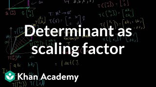 Linear Algebra: Determinant as Scaling Factor
