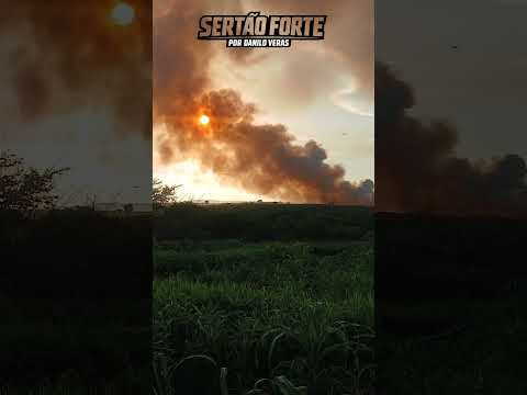 Contraste no sertão | Queimadas em pleno inverno - Crateús/CE