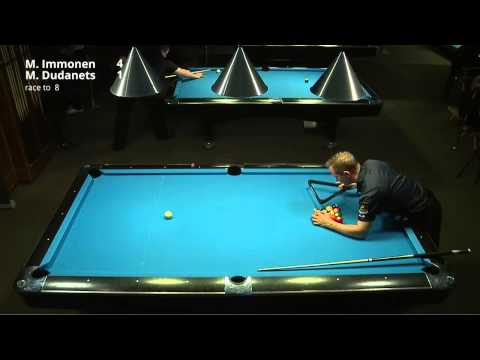 Interpool 10 ball Challenge 2015 M Immonen - M Dudanets (No sound)