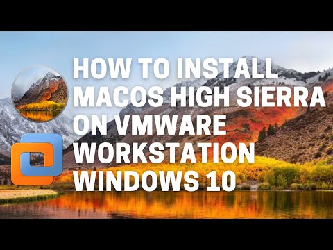 How to Install macOS High Sierra on VMware Workstation WIndows 10