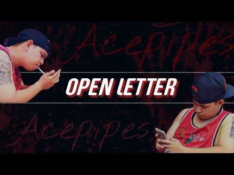 Acepipes - OPEN LETTER (White) Prod. By: J Rain On The Beat