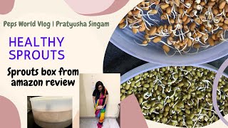 sprouts box from amazon review | స్ప్రౌట్స్ బాక్స్ రివ్యూ | Peps World Vlog | Pratyusha Singam