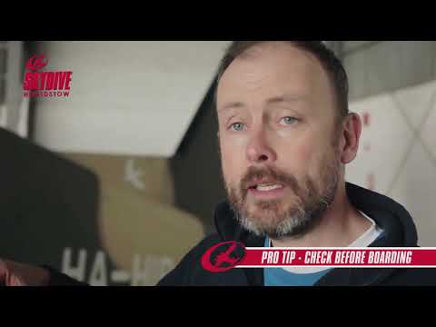 Pre boarding checks - Skydive Safety Tips