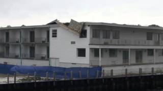 preview picture of video 'Fairhaven, MA Wind Damage to Seaport Inn 11-01-2013'