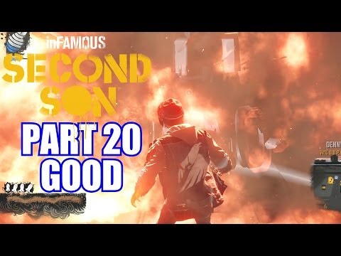 Infamous: Second Son Gameplay Walkthrough Part 20 PS4 Good Karma Review Playthrough