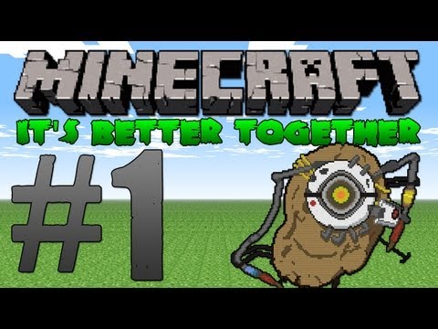 Minecraft: It's Better Together - Part 1 (Co-op Puzzle Custom Map)