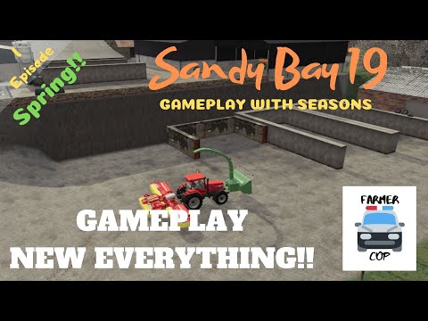 STARTING OUT - Sandy Bay 19 SEASONS Gameplay Episode 1 - Farming Simulator 19