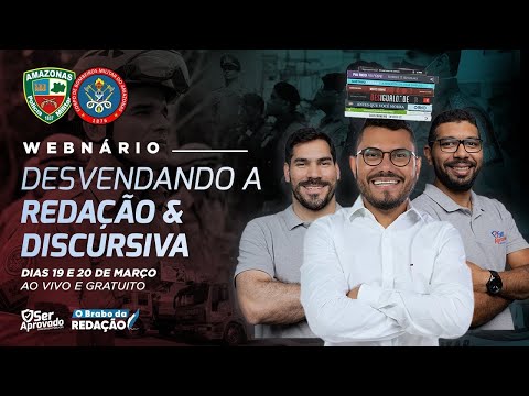 AULA 01 - DESVENDANDO A REDAÇÃO E DISSERTAÇÃO PM/CBM AMAZONAS - PROF. ARI E MATHEUS SANTOS