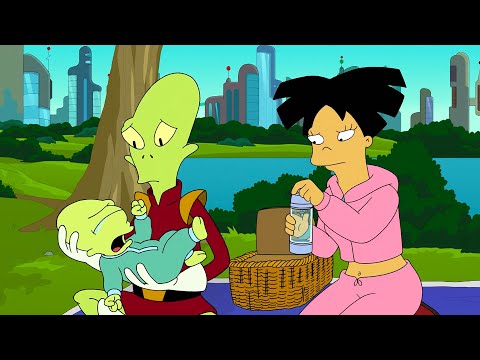 Amy And Kif Can't Handle Their Kids - Futurama 11x02