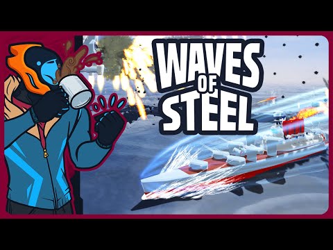 Kickflipping Battleship Sim With Disco Lasers! - Waves of Steel [Full Release | Sponsored]