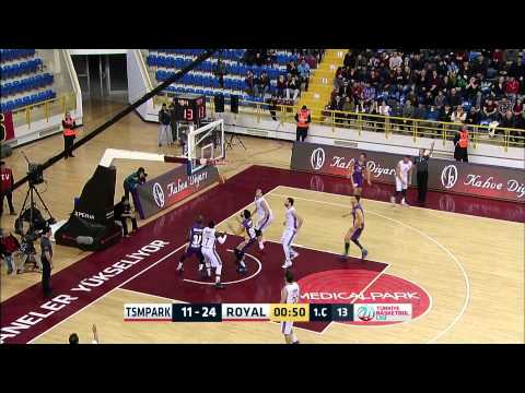 Trabzonspor Medical Park - Royal Halı Gaziantep Maç Özeti Türkiye Basketbol Ligi
