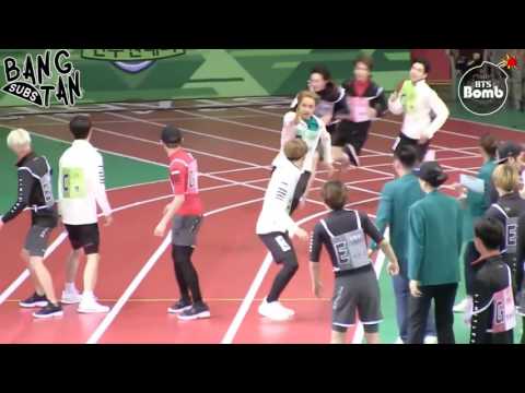 [ENG] 160915 BOMB: BTS' Relay race @ 2016 Chuseok Special ISAC Son AdParks