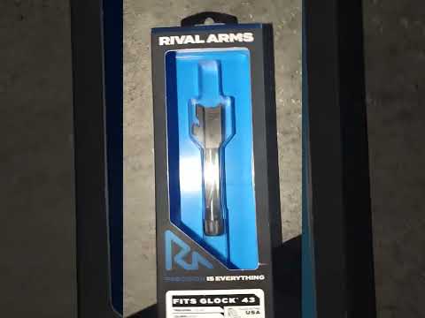 new glock 43 barrel from #rivalarms came in