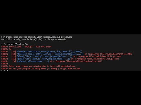 Error Prolog in Vscode Windows 10