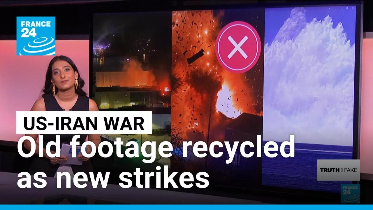 US-Iran war: Old videos falsely claim to show new attacks on American bases • FRANCE 24 English