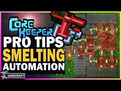 CORE KEEPER AUTOMATIC SMELTING - DONT Use To Many Drills! Vein And Ore Mining Tips