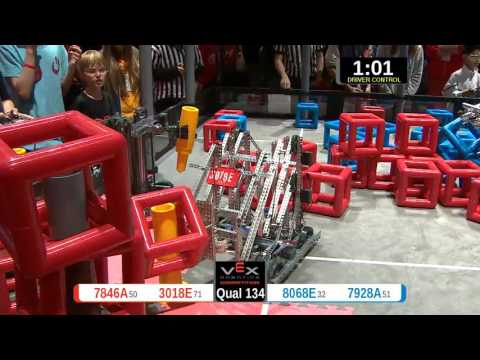 2015 VRC-MS Spir Q134 -  (7846A 8068E) 28-Spirit Div-VRC Middle School-VEX Worlds 2015