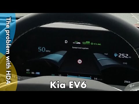 Kia EV 6 - The problem with HDA2 & auto speed sign recognition. Save your self a speeding ticket.