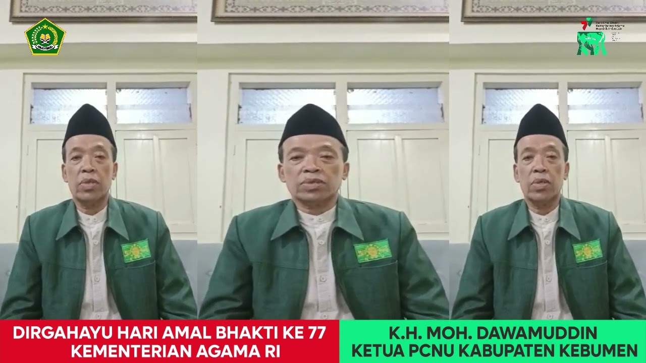 PCNU KEBUMEN : SELAMAT HARI AMAL BHAKTI KE 77 KEMENTERIAN AGAMA RI