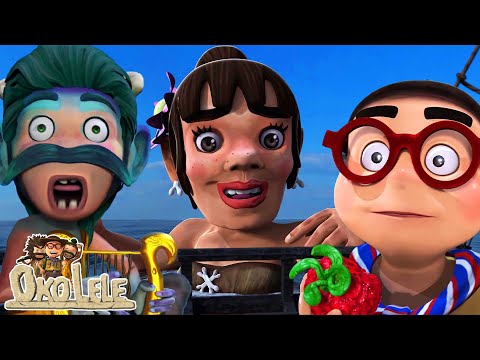 Oko Lele 🦕 एपिसोड़ 69 - दैत्य फल ⭐ Devil Fruits ⭐ ओको लेले CGI एनिमेटेड कॉमेडी ⭐ Oko Lele Hindi