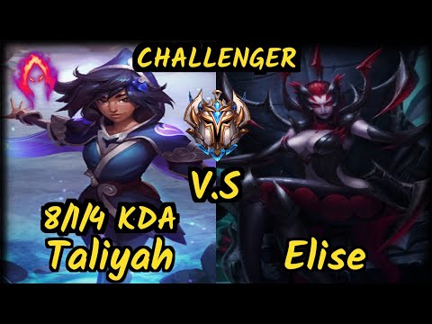 PNG Minerva (TALIYAH) vs ELISE - 8/1/4 KDA JUNGLE CHALLENGER GAMEPLAY - BR